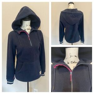 Kari Traa Rothe Fleece 1/4 Zip Hoodie Pullover Jacket Ski Snowboard Sweatshirt